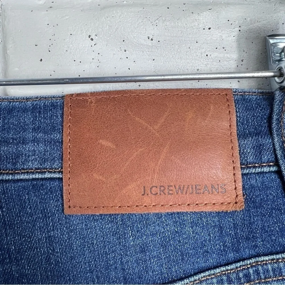 JCREW Vintage Straight Leg Jeans button fly raw hem